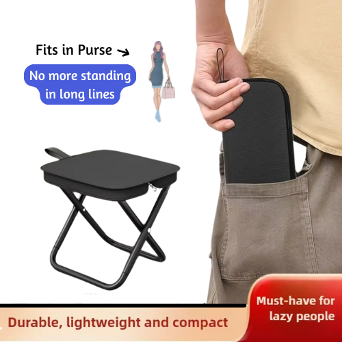 Portable folding stool